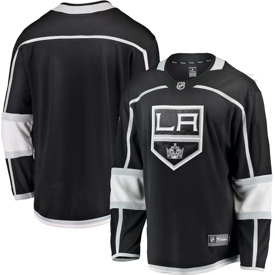Men Los Angeles Kings Fanatics Branded Black Breakaway Home NHL Jersey->customized nhl jersey->Custom Jersey